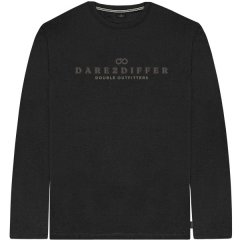 Double Outfitters TS-9172 Long Sleeve T-Shirt Print Black