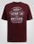 D555 Baldwin Grumpy Old Man Club Print Crew Neck T-shirt Burgundy/ Black Twist - T-särgid - Suured T-särgid 2XL – 14XL