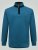 D555 Conway 1 1/4 Zip Neck Fleece Sweatshirt With Bear Logo Teal - Sviitrid ja dressipluusid - Meeste suured kapuutsiga jakid suurustes 2XL – 14XL