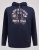 D555 Hector Adventurer Printed Zip Through Hoody Tumesinine - Sviitrid ja dressipluusid - Meeste suured kapuutsiga jakid suurustes 2XL – 14XL