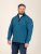 D555 Conway 1 1/4 Zip Neck Fleece Sweatshirt With Bear Logo Teal - Sviitrid ja dressipluusid - Meeste suured kapuutsiga jakid suurustes 2XL – 14XL