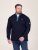D555 Conway 2 1/4 Zip Neck Fleece Sweatshirt With Bear Logo Tumesinine - Sviitrid ja dressipluusid - Meeste suured kapuutsiga jakid suurustes 2XL – 14XL