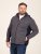 D555 Conrad Detachable Hood Bonded Fleece Zip Through Hoody Tumesinine - Sviitrid ja dressipluusid - Meeste suured kapuutsiga jakid suurustes 2XL – 14XL