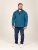 D555 Conway 1 1/4 Zip Neck Fleece Sweatshirt With Bear Logo Teal - Sviitrid ja dressipluusid - Meeste suured kapuutsiga jakid suurustes 2XL – 14XL