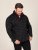 D555 Chandler Reno 1/4 Zip Neck Sweatshirt With Bear Logo Must - Sviitrid ja dressipluusid - Meeste suured kapuutsiga jakid suurustes 2XL – 14XL