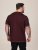 D555 Baldwin Grumpy Old Man Club Print Crew Neck T-shirt Burgundy/ Black Twist - T-särgid - Suured T-särgid 2XL – 14XL
