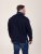D555 Conway 2 1/4 Zip Neck Fleece Sweatshirt With Bear Logo Tumesinine - Sviitrid ja dressipluusid - Meeste suured kapuutsiga jakid suurustes 2XL – 14XL