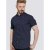 D555 Barrington Short Sleeve Shirt Navy - Särgid - Meeste suured särgid 2XL – 8XL