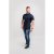 D555 Brixton Shirt Navy - Särgid - Meeste suured särgid 2XL – 8XL