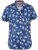 D555 BURLEY Palm Tree Print Shirt - Särgid - Meeste suured särgid 2XL – 8XL