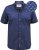 D555 Telford S/S Micro Ao Print Shirt Navy - Särgid - Meeste suured särgid 2XL – 8XL