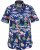 D555 Durham Flamingo Hawaiian Ao Print Shirt - Särgid - Meeste suured särgid 2XL – 8XL