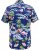 D555 Durham Flamingo Hawaiian Ao Print Shirt - Särgid - Meeste suured särgid 2XL – 8XL