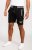 D555 Sutton Elasticated Waist Shorts With Embroidery Black - Dressipüksid ja -šortsid - Spordipüksid ja Lühikesed Spordipüksid