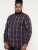 D555 Gladstone Check Button Down Collar Shirt - Särgid - Meeste suured särgid 2XL – 8XL