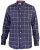 D555 Townsville Check Button Down Collar Shirt Navy - Särgid - Meeste suured särgid 2XL – 8XL