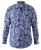D555 Harrow AOP Shirt Blue - Särgid - Meeste suured särgid 2XL – 8XL
