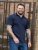 D555 Reid AOP Polo With Jacquard Collar, Pocket And Cuffs Tumesinine - Polosärgid - Meeste suured polosärgid 2XL – 8XL