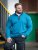 D555 Conway 1 1/4 Zip Neck Fleece Sweatshirt With Bear Logo Teal - Sviitrid ja dressipluusid - Meeste suured kapuutsiga jakid suurustes 2XL – 14XL