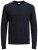 Jack & Jones Crew neck Knitted Sweater Navy - Sviitrid ja dressipluusid - Meeste suured kapuutsiga jakid suurustes 2XL – 14XL
