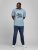 Jack & Jones JJMOON T-shirt Faded Denim - T-särgid - Suured T-särgid 2XL – 14XL