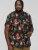 D555 LENNOX Hawaiian AO Print Shirt Black - Särgid - Meeste suured särgid 2XL – 8XL