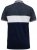 D555 EMERSON Cut And Sew Polo With Jacquard Collar Navy - Polosärgid - Meeste suured polosärgid 2XL – 8XL