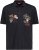 Adamo DURBAN Regular fit Polo Shirt Black - Polosärgid - Meeste suured polosärgid 2XL – 8XL