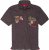 Adamo DURBAN Regular fit Polo Shirt Charocal - Polosärgid - Meeste suured polosärgid 2XL – 8XL