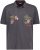 Adamo DURBAN Regular fit Polo Shirt Charocal - Polosärgid - Meeste suured polosärgid 2XL – 8XL