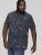 D555 ROLAND Printed Polo Shirt Navy - Polosärgid - Meeste suured polosärgid 2XL – 8XL