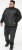 D555 MARSDEN Hybrid Knitted Jacket With Bonded Fleece Lining Black - Jakid ja joped - Joped, suured suurused: 2XL – 12XL
