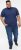 D555 ORSTON Reno Fabric Crew Neck T-Shirt With Chest Embroidery Blue Reno - T-särgid - Suured T-särgid 2XL – 14XL