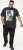D555 MARTIN Official Batman Printed T-Shirt Washed Black - T-särgid - Suured T-särgid 2XL – 14XL