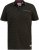 D555 RAUL AOP Jersey Polo With Jacquard Collar, Ribs And Chest Pocket Black - Polosärgid - Meeste suured polosärgid 2XL – 8XL