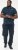 D555 OAKLEY AOP Jersey Polo With Jacquard Collar, Ribs And Chest Pocket Navy - Polosärgid - Meeste suured polosärgid 2XL – 8XL