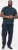 D555 OAKLEY AOP Jersey Polo With Jacquard Collar, Ribs And Chest Pocket Navy - Polosärgid - Meeste suured polosärgid 2XL – 8XL