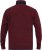 D555 HIRALDO Quarter Neck Pique Fleece Sweatshirt With Chest Embroidery Red - Sviitrid ja dressipluusid - Meeste suured kapuutsiga jakid suurustes 2XL – 14XL