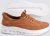 D555 Dartford 1 Kingsize Hands Free Shoes Pu & Faux Suede Top Tan - Meeste Jalatsid 40-52 - 