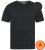 D555 Motherwell Thermal Short Sleeve T-Shirt Black - Aluspesu ja ujumisriided - Aluspesu 2XL-8XL