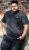 D555 ORSTON Reno Fabric Crew Neck T-Shirt With Chest Embroidery Black Reno - T-särgid - Suured T-särgid 2XL – 14XL