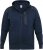 D555 GABRIEL Couture Zip Through Hoody With Reversible Zips Navy - Sviitrid ja dressipluusid - Meeste suured kapuutsiga jakid suurustes 2XL – 14XL