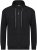 Adamo Athen Hoodie with Zipper Black - Sviitrid ja dressipluusid - Meeste suured kapuutsiga jakid suurustes 2XL – 14XL