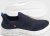 D555 Blyth 2 Kingsize Hands Free Shoes With Knitted Top Navy - Meeste jalatsid 40-52 - 