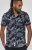 D555 Truro Hawaiian AOP Short Sleeve Button Down Collar Shirt Navy - Särgid - Meeste suured särgid 2XL – 8XL