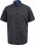 D555 Matlock Short Sleeve AOP Shirt With Hidden Button Down Black - Särgid - Meeste suured särgid 2XL – 8XL