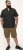 D555 Matlock Short Sleeve AOP Shirt With Hidden Button Down Black - Särgid - Meeste suured särgid 2XL – 8XL