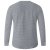 D555 Plato Long Sleeve T-shirt Grey - T-särgid - Suured T-särgid 2XL – 14XL