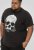 D555 Hucknall Skull Monochrome Printed Crew Neck T-shirt Washed Black - T-särgid - Suured T-särgid 2XL – 14XL