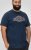 D555 Cheltenham Record With Reflection Printed T-shirt French Navy - T-särgid - Suured T-särgid 2XL – 14XL
